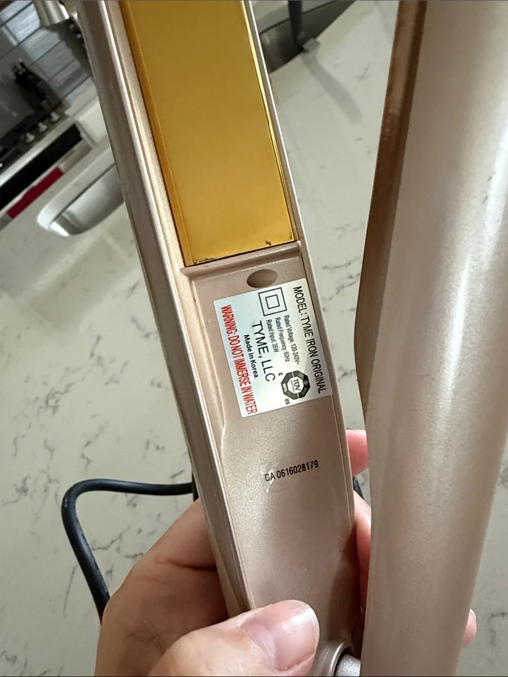 TYME Iron Pro Rose Gold Mini Flat Iron